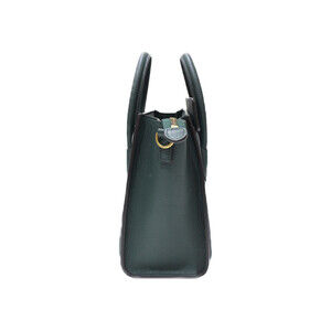 Celine handbag leather Luggage classic shoulder Shopper green bag
